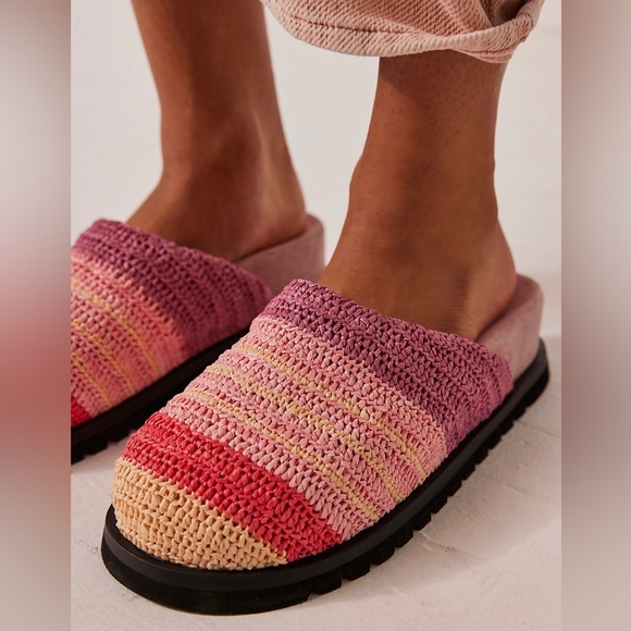 NWT Free People Milo Everyday Woven Mules - size 8, 9 - Picture 2 of 5